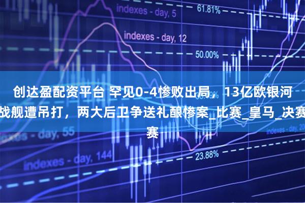 创达盈配资平台 罕见0-4惨败出局，13亿欧银河战舰遭吊打，两大后卫争送礼酿惨案_比赛_皇马_决赛